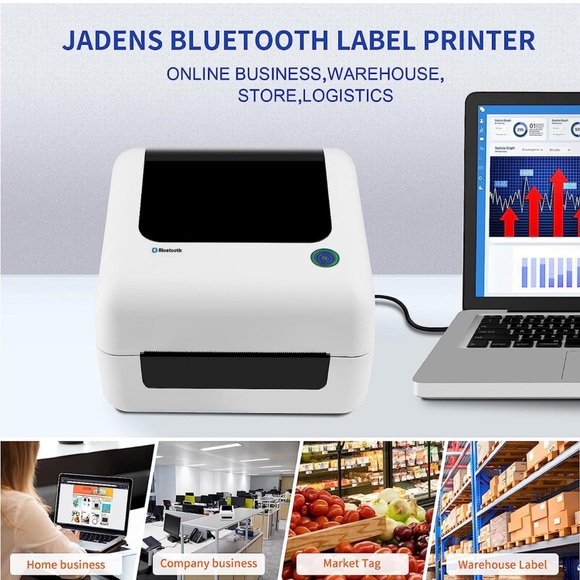 Bluetooth Thermal Label Printer - Shipping Label for Shipping Packages&Postage - Picture 7 of 12